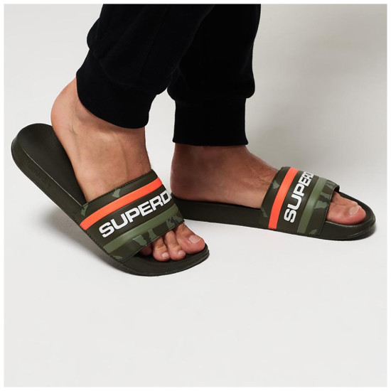 Superdry Retro Colour Block Sliders